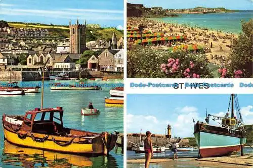 R650245 St. Ives. John Hinde. F.R.P.S. Multi View. 1969