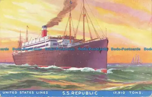 R652225 United States Lines. S.S. Republic