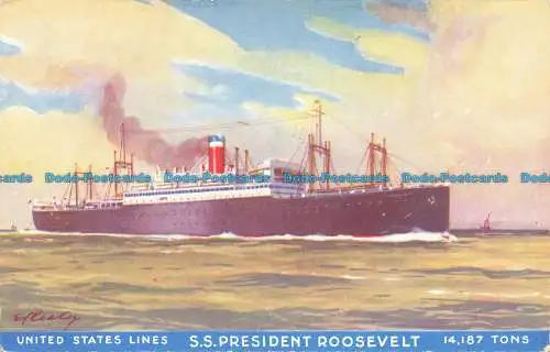 R652227 United States Lines. S.S. Präsident Roosevelt