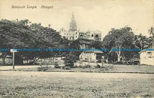 R651581 Chowpati. Babulnath Tempel