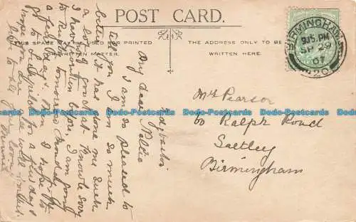 R650990 Birmingham. Alte Kirche. Postkarte. 1907