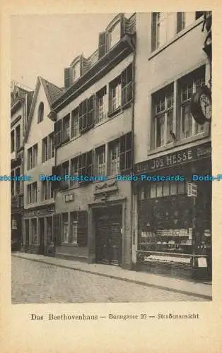 R651046 Das Beethovenhaus. Bonngasse 20. Strassenansicht. Beethovenhaus. Fotogr