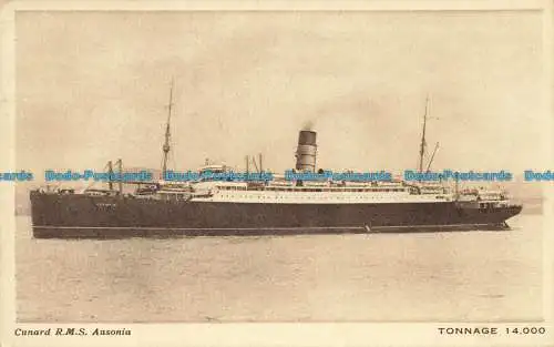 R652322 Cunard R.M.S. Ausonia