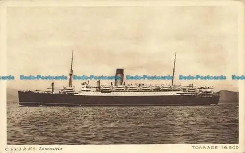 R652334 Cunard R.M.S. Lancastria