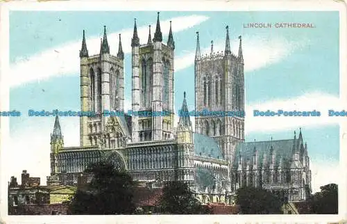 R652336 Lincoln Cathedral. G.D. und D.L. 1913