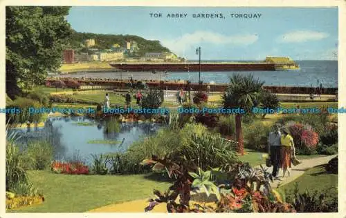 R652339 Torquay. Tor Abbey Gardens. E.T.W. Dennis. 1960