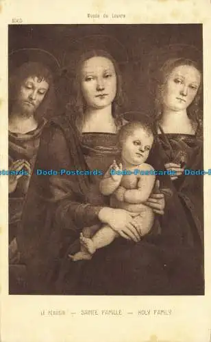 R651087 Louvre-Museum. Heilige Familie. Braun und Cie. Le Perugin