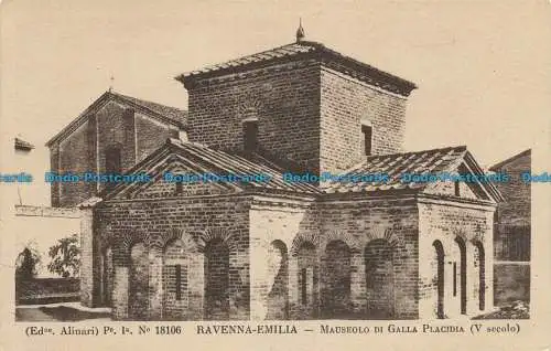 R652768 Ravenna Emilia. Mausoleum von Galla Placidia. V. Jahrhundert. Alinari. Nein. 1810