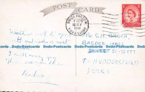 R652367 Bridlington. Der Hafen. 1961