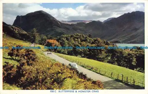 R652378 Buttermere und Honister Crag. G.P. Abraham. Natur Farbfotografie Se