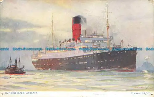 R652384 Cunard R.M.S. Ascania