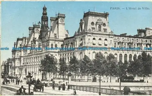 R652790 Paris. Das Rathaus. Postkarte