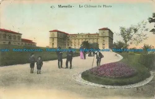 R651738 Marseille. Das Schloss des Leuchtturms. 1907