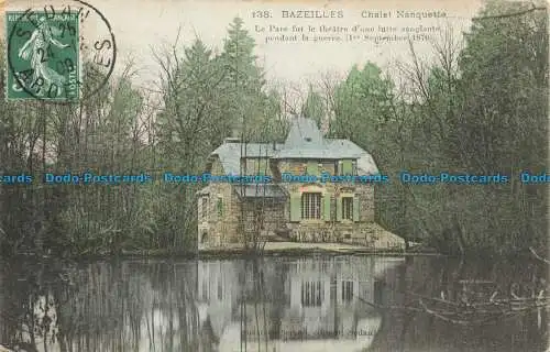 R651741 Bazeilles. Chalet Nanquette. 1909