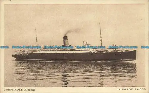 R652348 Cunard R.M.S. Alaunia