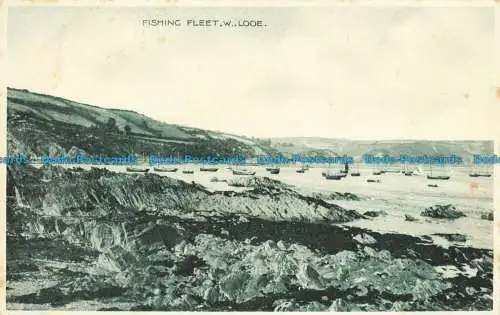 R652817 Looe. Fischereiflotte. W.A. Isbell