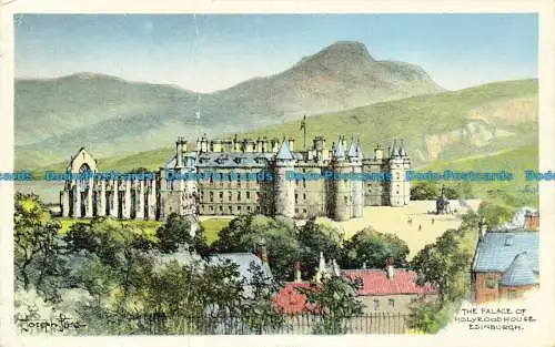 R652822 Edinburgh. Der Palast von Holyroodhouse. E.T.W. Dennis. Farbaufstrich