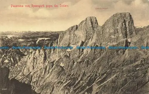 R652443 Panorama Vom Rosengartl Gegen den Schlern. A. Abb. Nein. 953