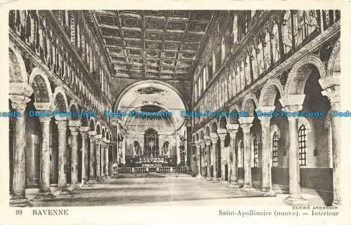 R652861 Ravenna. Saint Apollinaire. Neu. Innenraum. In den Museen Europas. Ander