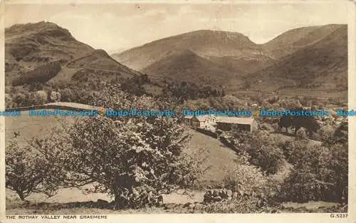 R651821 Das Rothay-Tal in der Nähe von Grasmere. Photochrom. Leonard und Marjorie Gayton