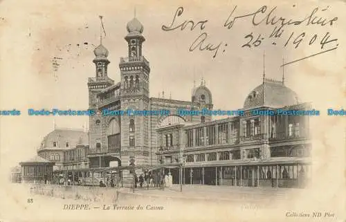 R652496 Dieppe. Die Terrasse des Casinos. ND. Foto