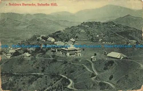 R651869 Subathu Hill. Soldatenkasernen. Hernam Dass