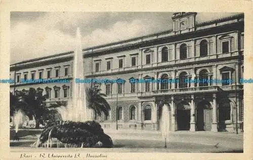 R652925 Bari. R. Universita B. Mussolini. Cav. Giuseppe Lo Buono