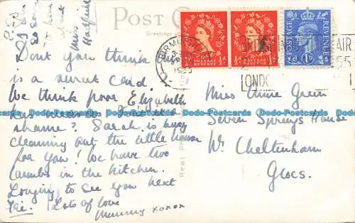 R652533 Niemand liebt uns. RP. Postkarte. 1955