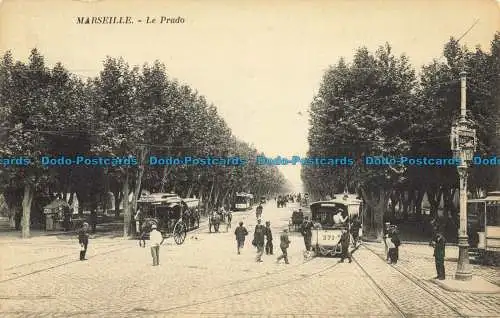 R652565 Marseille. Le Prado. Postkarte