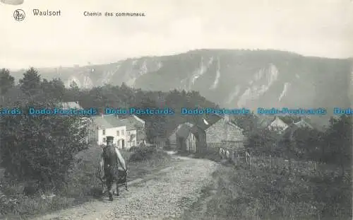 R653415 Waulsort. Chemin des Communaux. Nels. Auf den guten Weg. Nein. 19