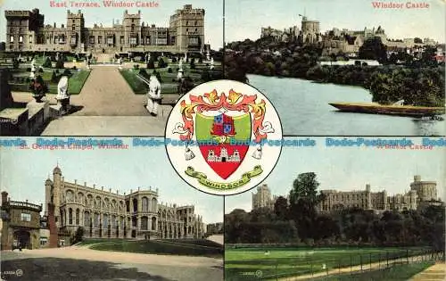 R651930 Windsor Castle. Ostterrasse. Valentine-Serie. Multi View