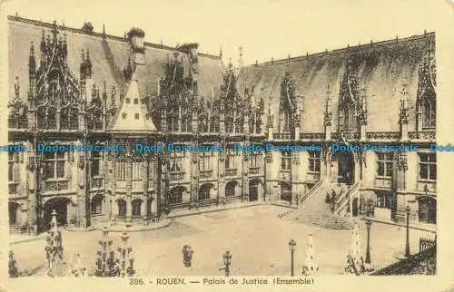 R652987 Rouen. Justizpalast. Zusammen. Der Storch