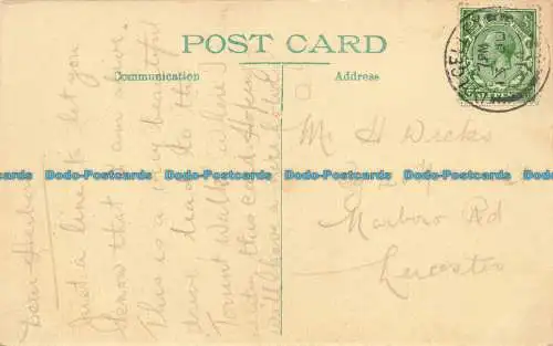 R652990 Barmouth. Dolgelley Road. Postkarte. 1914