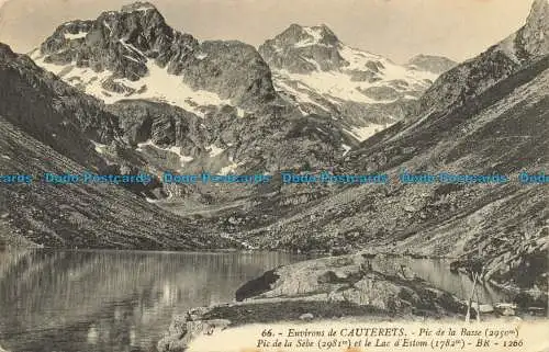 R653430 Umgebung von Cauterets. Pic de la Basse. Pic de la Sebe. und dem Ester See