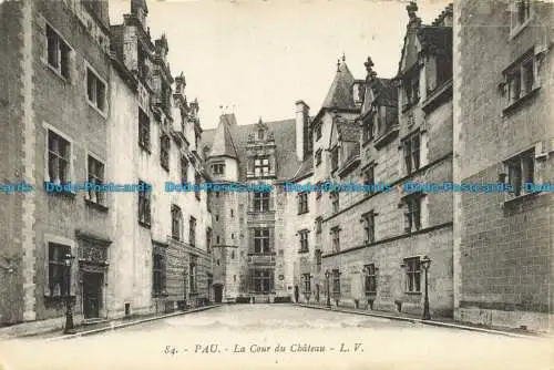 R652591 Pau. Der Schlosshof. L.V. Zentralstelle