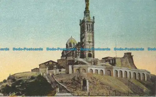 R653003 Marseille. Notre Dame de la Garde Church. Der Storch