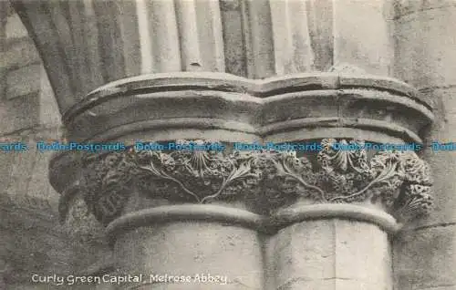 R653441 Melrose Abbey. Curly Green Capital. F.W.H