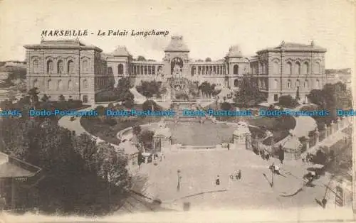 R653447 Marseille. Der Palais Longchamp. Postkarte