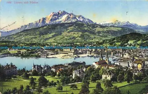 R653488 Luzern und Pilatus. Wehrli A.G. Kilchberg. 1919