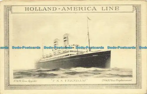 R652644 Holland America Lane. T.S.S. Veendam