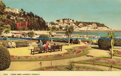 R652650 Torquay. Torre Abbey Gardens. Postkarte. 1955