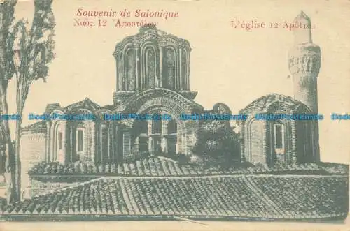 R653073 Souvenir aus Thessaloniki. L Kirche 12 Apotres