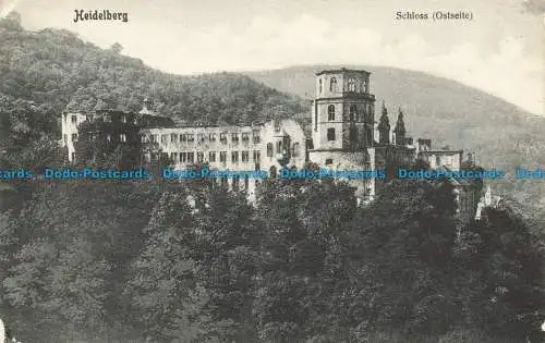 R653508 Heidelberg. Schloss. Ostseite. Jos. J. Vogt