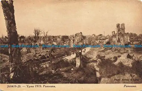 R652679 Ypern. Panorama. Antony. 1919