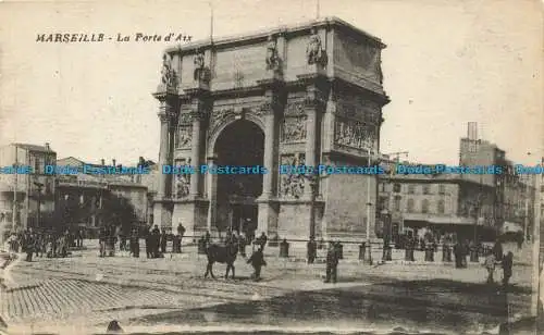 R653130 Marseille. Die Porte d Aix. Postkarte