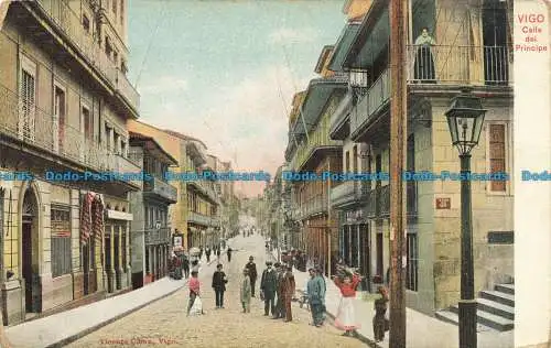 R653578 Vigo. Calle del Principe. Vicente Coma. Postkarte