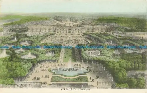 R652744 Versailles. Panorama. Frau Moreau. Postkarte