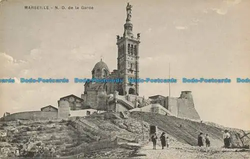 R652750 Marseille. N.D. der Garde. Postkarte