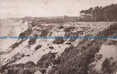 R653162 Bournemouth. Auf der Westklippe. J.E. Beale. 1924