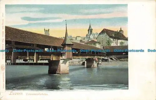 R653174 Luzern. Totentanzbrücke. Gebr. Wehrli. Kilchberg. Louis Glaser. Autochro